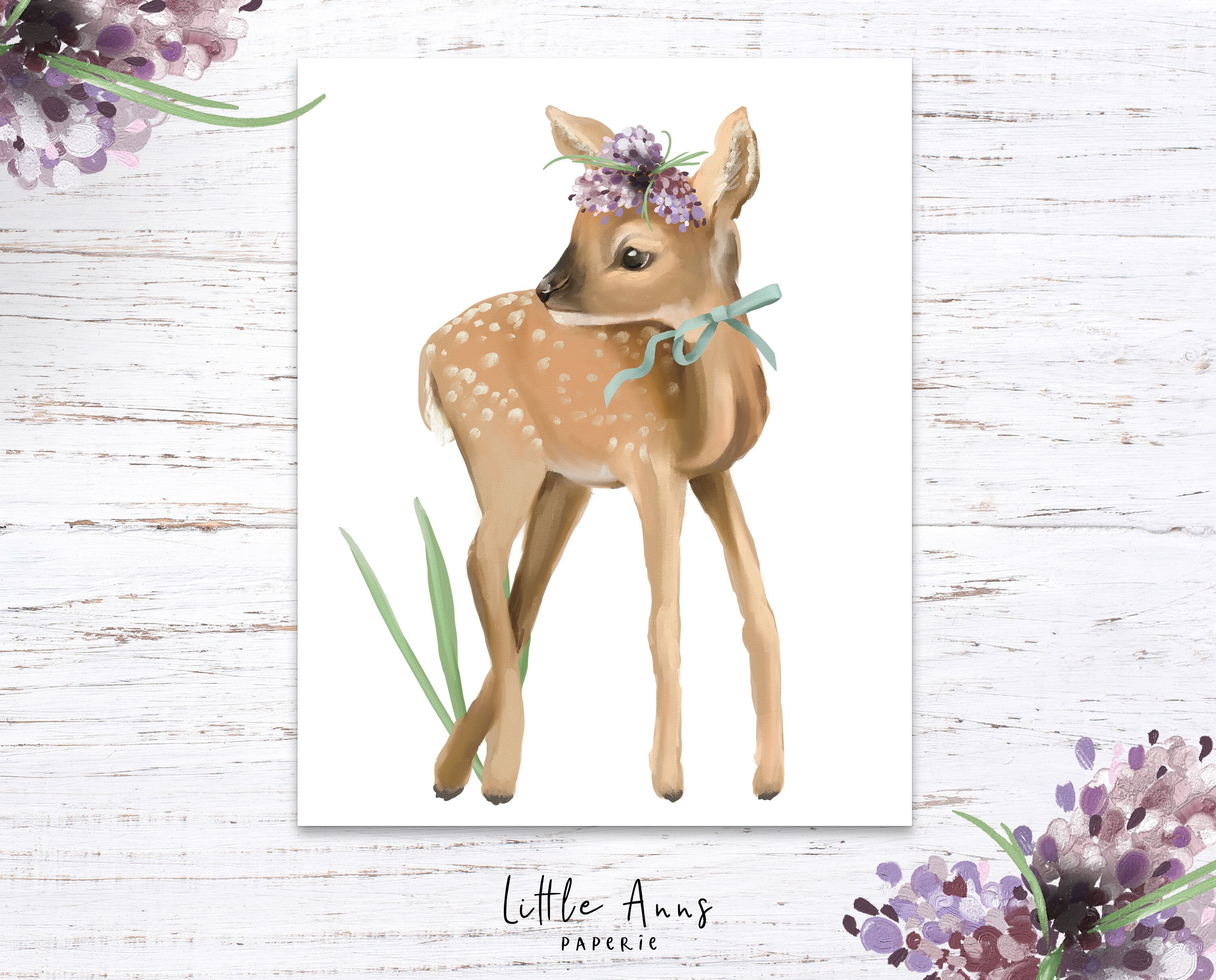 Fairy Woodland Nursery Art Fairy Nursery Decor Printable Etsy