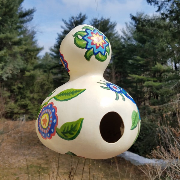 Gourd Birdhouse - Etsy