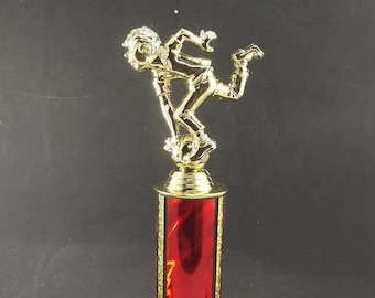 RRP £14.95 11/" 3D Ten Pin Bowling Trophy engraved and postage free