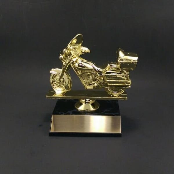 Motorcycle Award. Chopper Trophy . Free engraving.