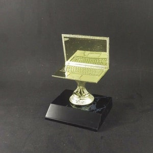 Computer Trophy, Gaming Trophy, STEM Award. Free Custom Engraving.