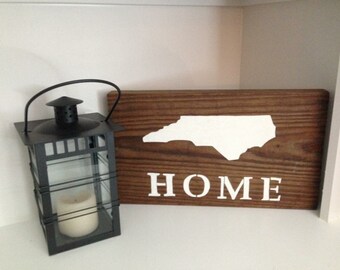 Home State Sign, Wooden, Handpainted