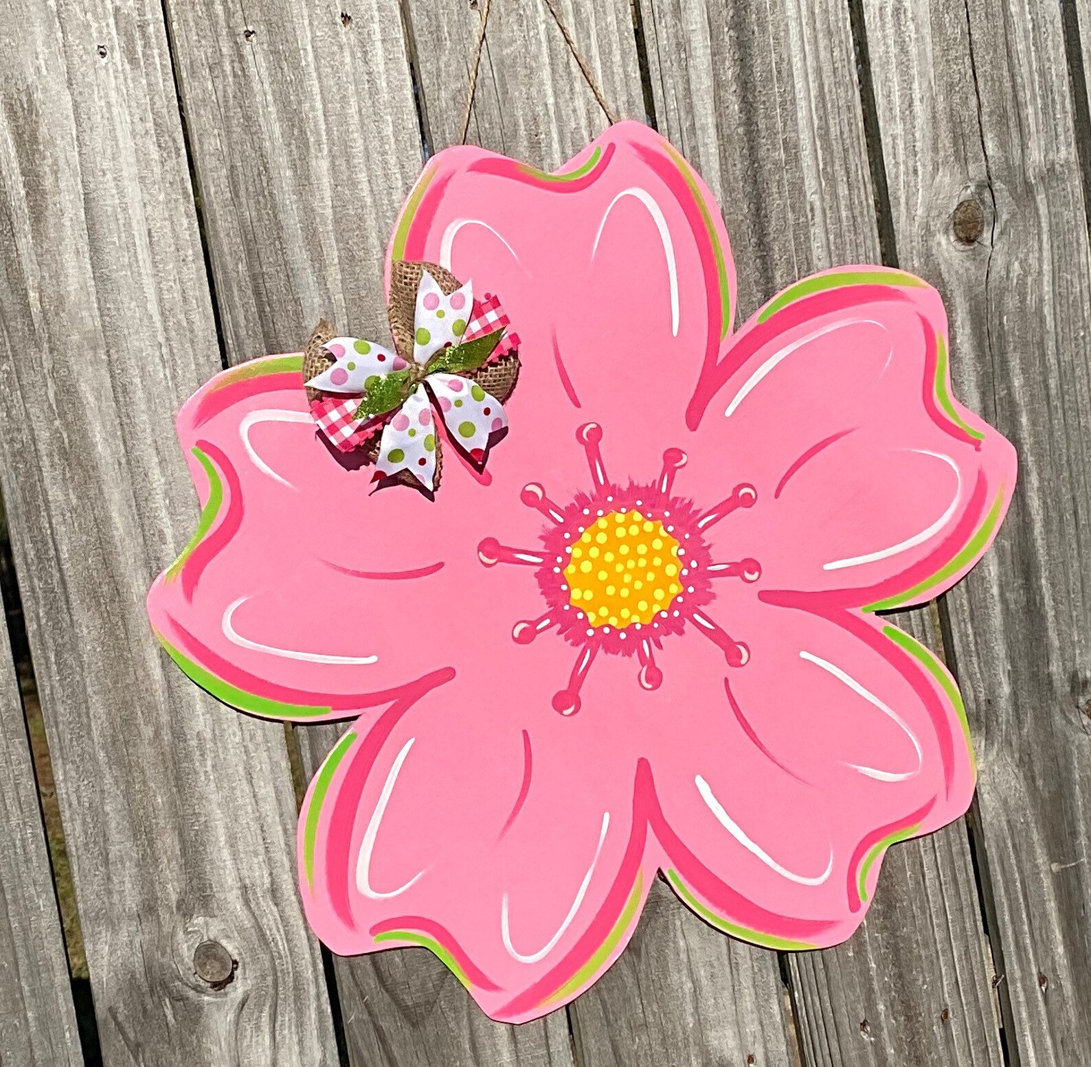 Cherry Blossom Door Hanger Japanese Cherry Blossom Door Etsy