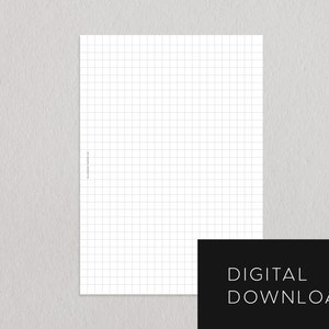 PRINTABLE Planner A6 Grid Page