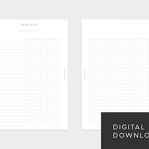 IMPRIMÍVEL Planner A6 Rastreador de 31 dias