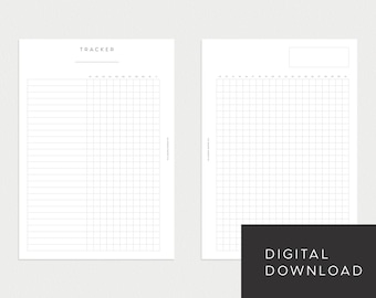 PRINTABLE Planner A6 31-Day Tracker