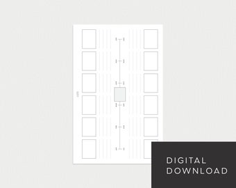 PRINTABLE Half Letter Timeline