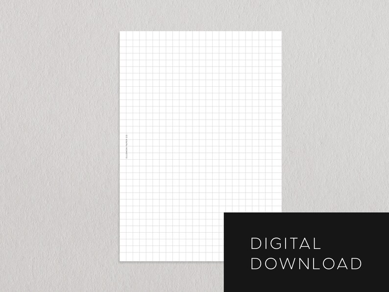 PRINTABLE Planner A5 Grid Page image 1