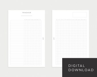 PRINTABLE Half Letter 31-Day Tracker