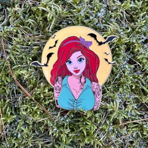 Tattooed Babes - Ariel Fantasy Pin - Little Mermaid Pin