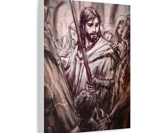 Jesus Finds Her Matte Canvas