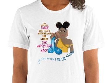 I Am The Storm Quote Woman Teenager T-Shirt (Shipped from USA, UK )