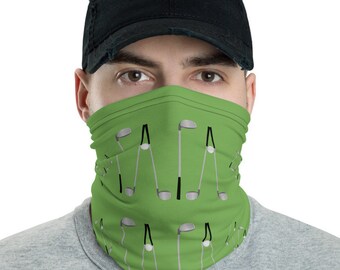 Neck Gaiter for Men Golf Papa for Golfers Gifts - Neck Warmer, Face Warmer