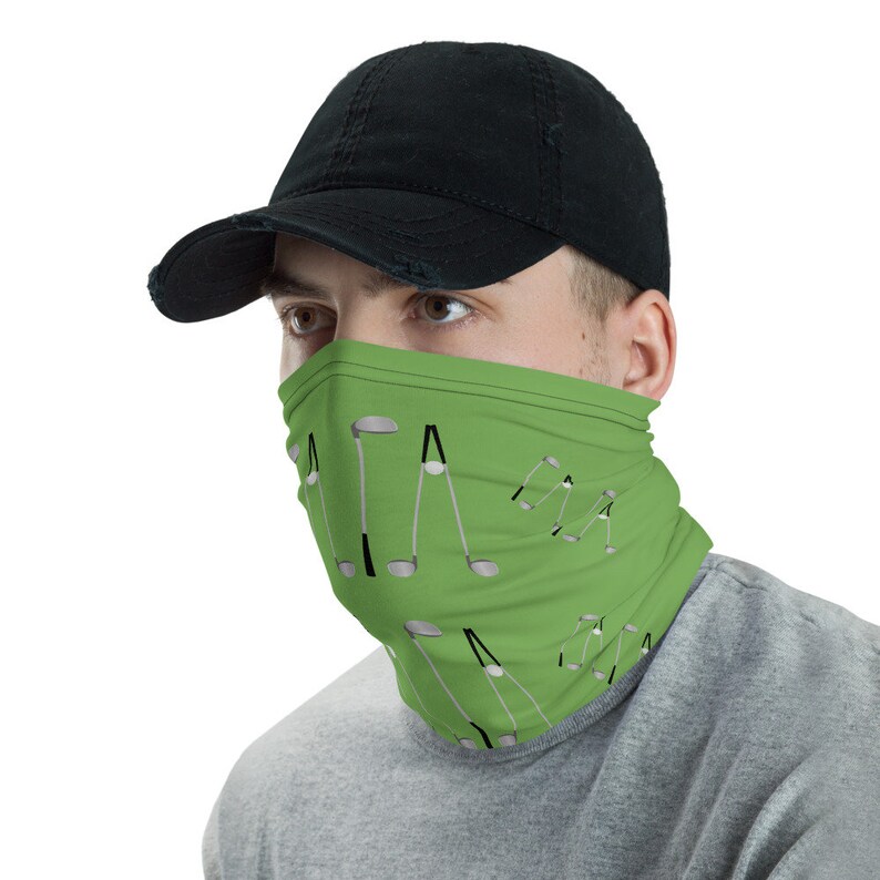 Neck Gaiter for Men Golf Papa for Golfers Gifts Neck Warmer, Face