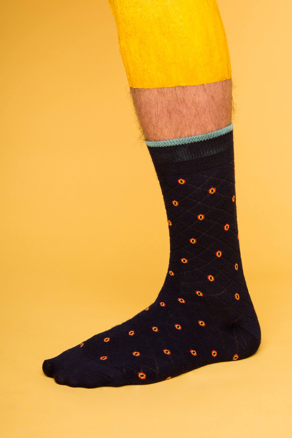 STAINED GLASS Bamboo Socks / Dress Socks / Patterned Socks / Etsy