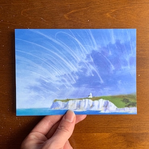 Derrière les nuages - Impression carte postale