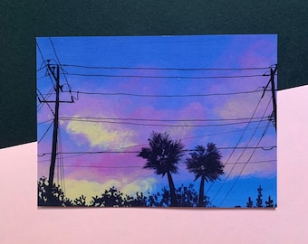 Savannah Clouds - Postcard Print