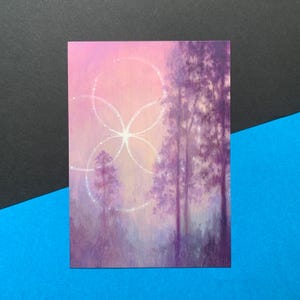 Névoa de Anjo - Impressão de Cartão Postal