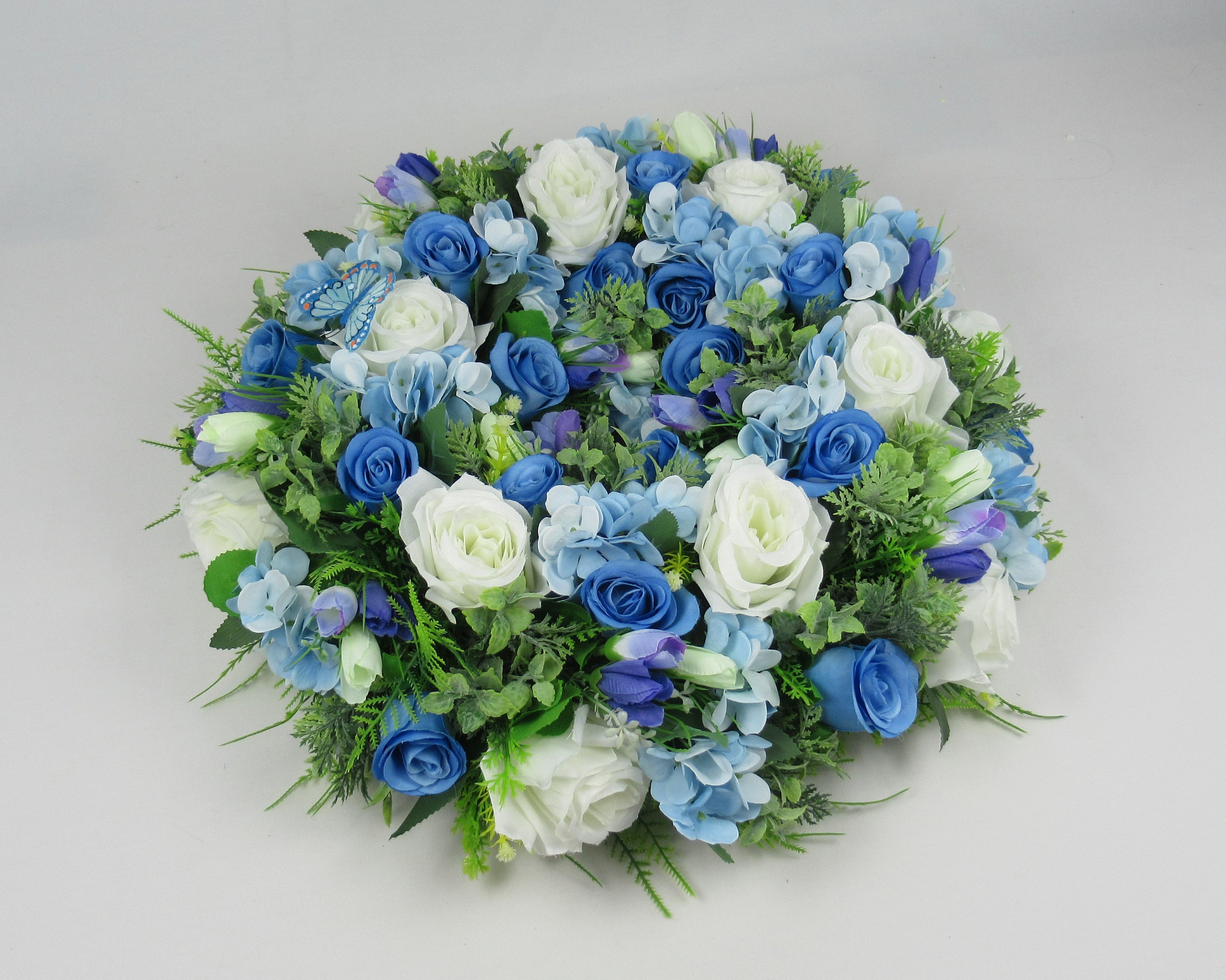 38cm 15 inch open wreath artificial memorial/funeral Etsy
