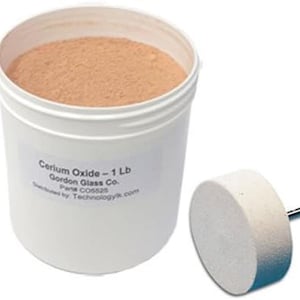 1 LB Cerium Oxide Powder and 4&quot; Felt Polishing Wheel Kit