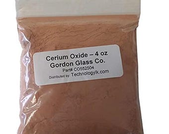 Cerium Oxide High Grade Polishing Powder - 4 Oz