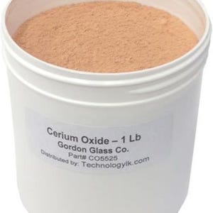 Cerium Oxide High Grade Polishing Powder - 1 Lb