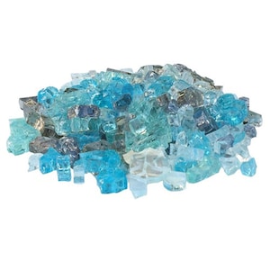 2 Lbs. Broken Tempered Glass for Craft and Art Projects – Assorted Colors, 1/4&quot; Thick