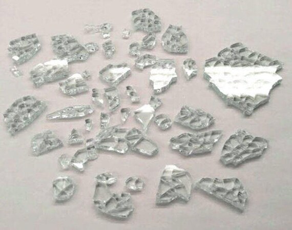1/4 Solex Reflective Crushed Tempered Glass – 1 Pound Bag – Art Shattered