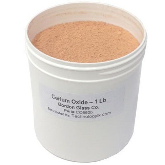 1 LB Cerium Oxide Powder and 4 Felt Polishing Wheel Kit 