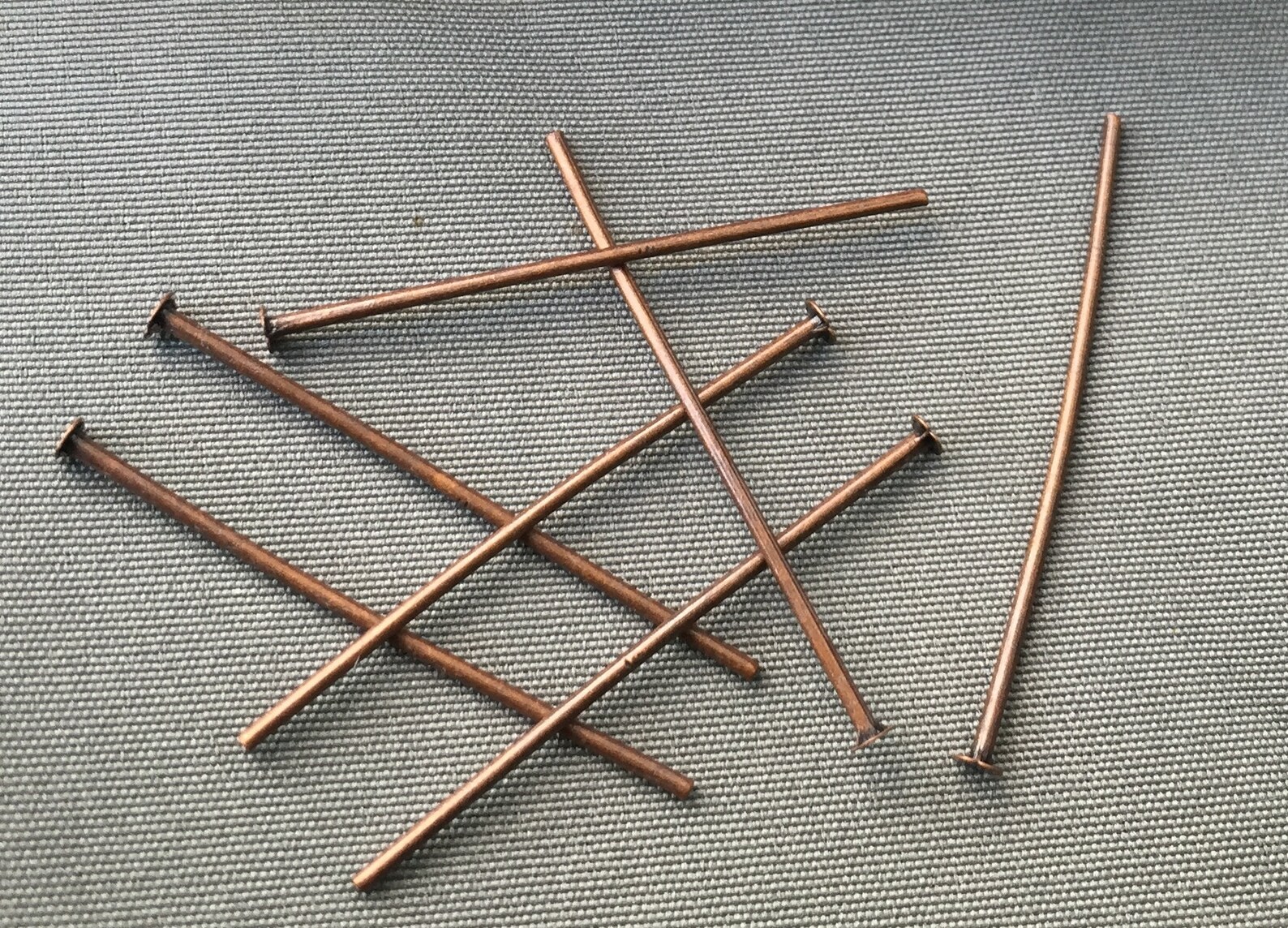 Bulk copper head pins 1000 pieces 29mm 0.7mm 21 gauge Etsy