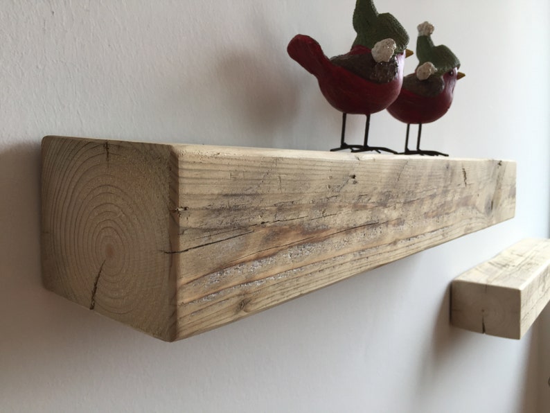 Balkenregal schwebendes Regal Balken wandboard deko - Etsy