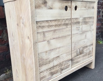 Vanity unit for countertop washbasin bathroom