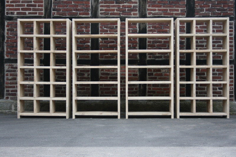 Regalset/wand aus recyceltemaltem Bauholz Gerüst | Etsy