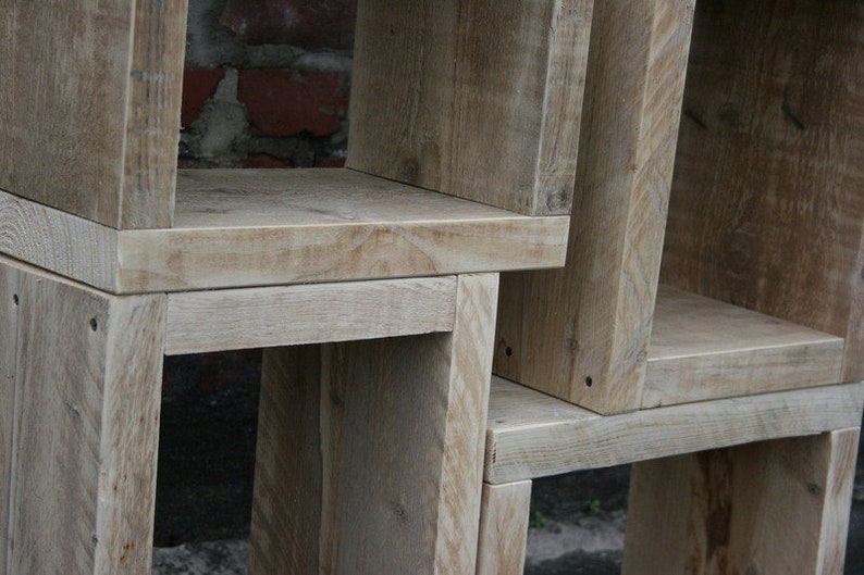Timber box, shelf, side table, element image 2