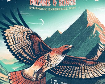 Warren Haynes Dreams & Songs 2024 Tour Poster (REGULAR VERSION)