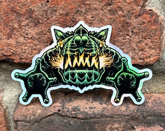 GROND! Lord of the Rings Battering Ram Holographic Sticker