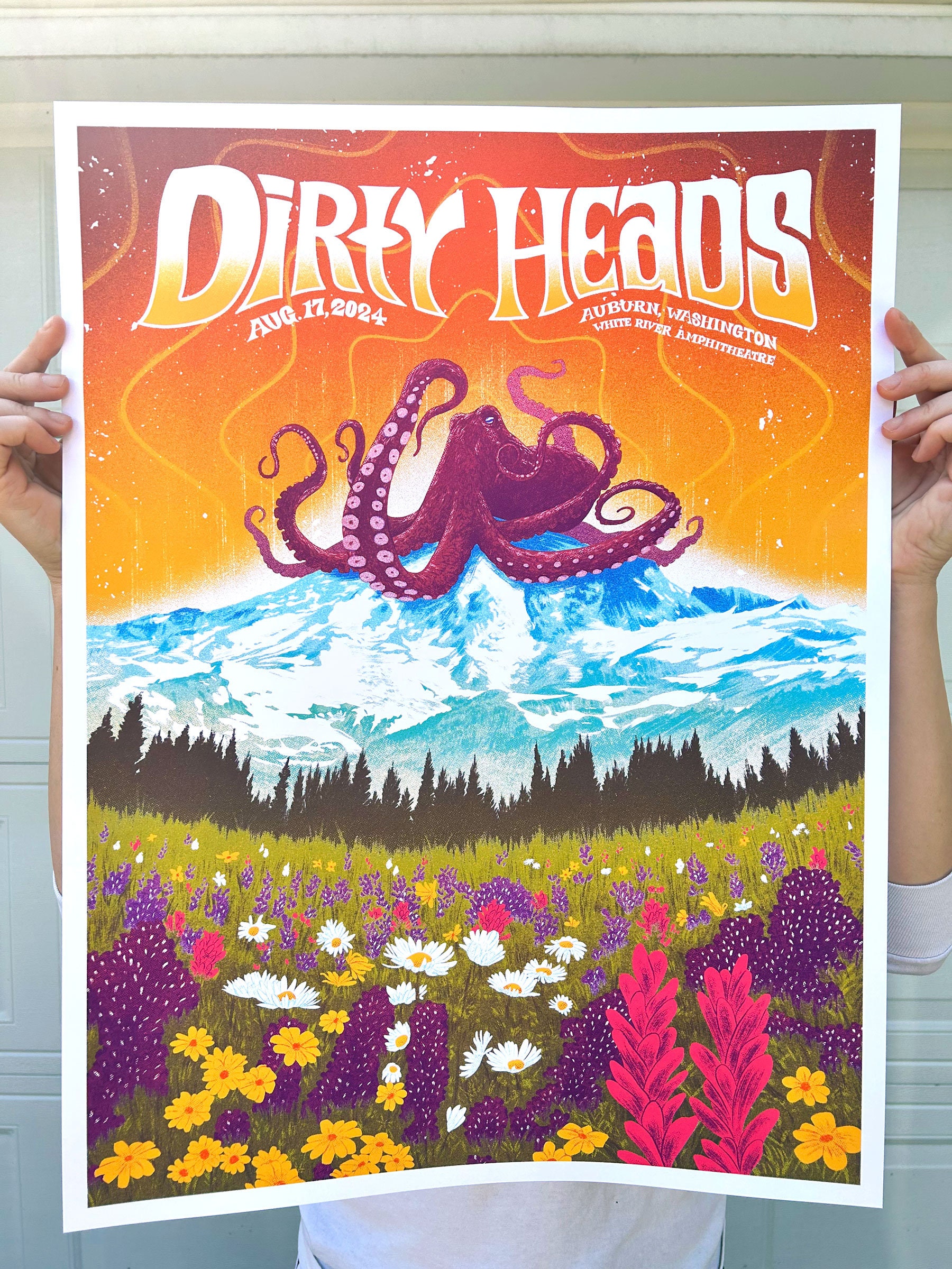 Dirty Heads Poster - Auburn, WA - 8-17-24 (REGULAR VERSION) - Etsy
