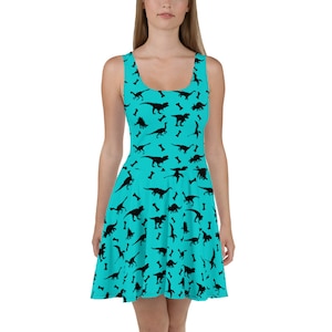 T rex Dinosaur Print Pattern Print Women Long Robe