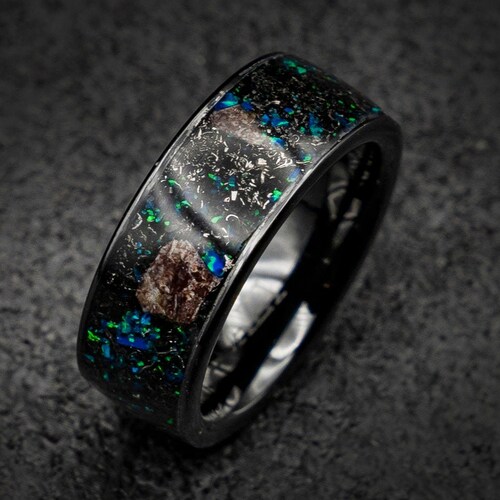 Dinosaur Bone Ring Mens Dinosaur Bone Wedding Band Etsy