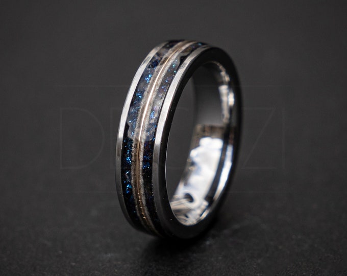 Moon Galaxy Opal Ring, Moon Ring, Moonstone Ring Men, Wedding Ring, Mens Wedding Ring, Handmade Jewelry, Crystal Ring, 18k Gold wire