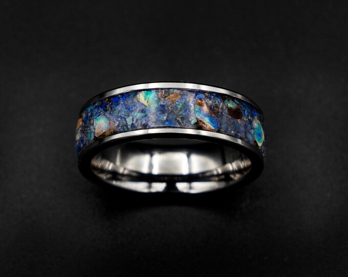 Raw Earth Tungsten Ring 2024 ozogama.lt