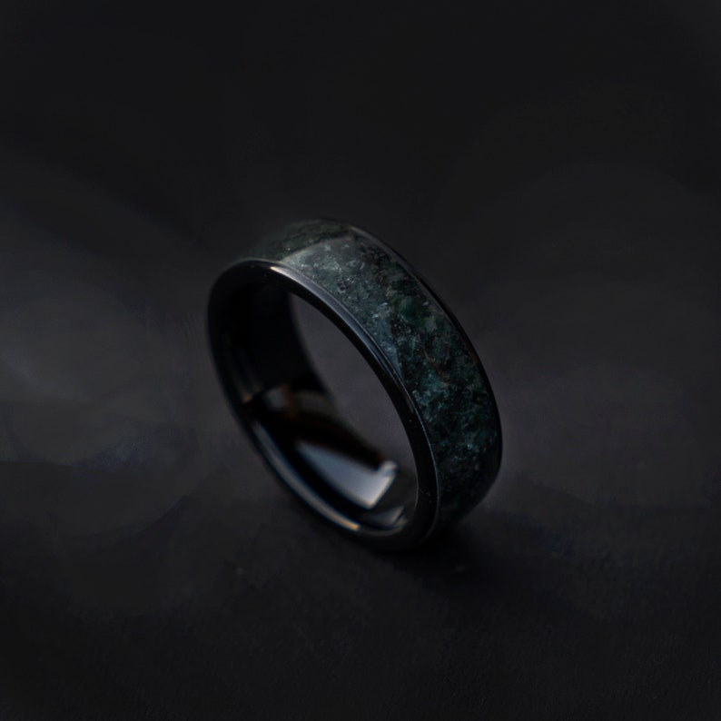 Moss Agate Ring Moss Agate Engagement Ring Moss Agate - Etsy