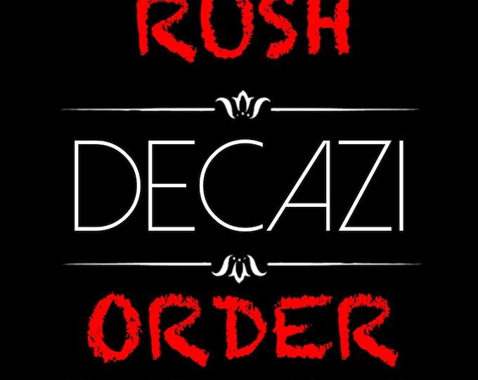 Rush your order, Shipped within 24 Hours with a maximum of 48 Hours ( read info before purchase )