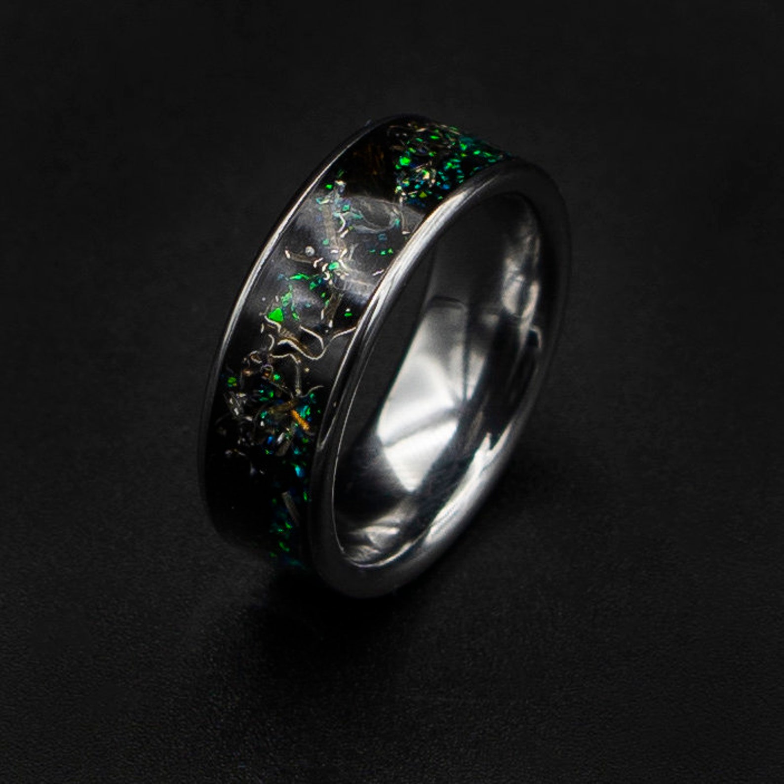 Dinosaur Bone Ring Mens Dinosaur Bone Wedding Band Etsy