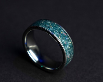 aquamarine engagement ring, Aquamarine ring men, Ringband, Healing crystals, Raw crystal, Healing crystal jewelry, healing jewelry.