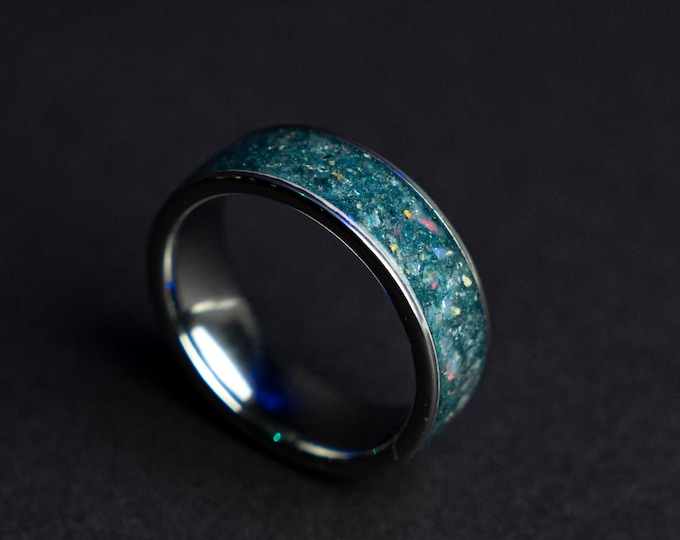 aquamarine engagement ring, Aquamarine ring men, Ring band, Healing crystals, Raw crystal, Healing crystal jewelry, healing jewelry.