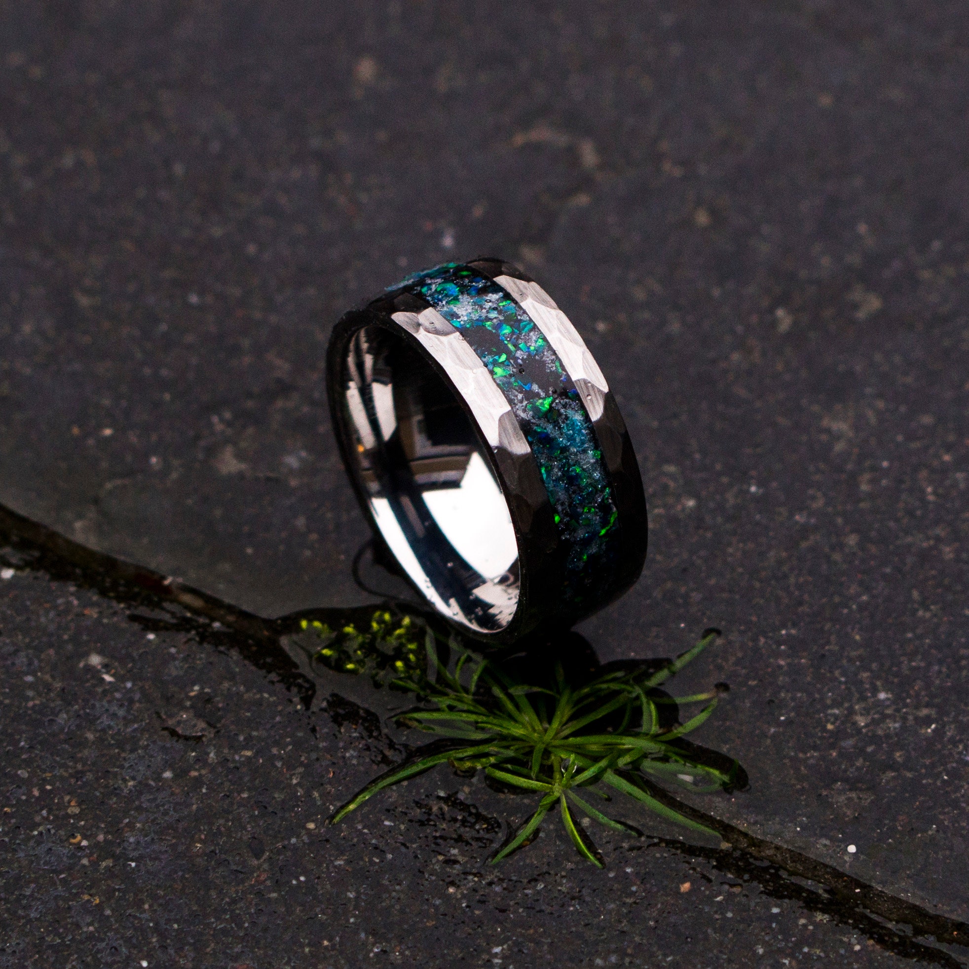 meteorite ring mens meteorite ring mens