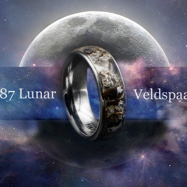 Lunar jewelry, Moon meteorite, Meteorite mens ring, Mens wedding band, Pallasite meteorite, meteorite ring, mens wedding band meteorite.