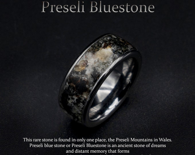 preseli bluestone ring, earth stone ring, Healing crystal ring, healing crystals and stones, jewelry, necklace, pendants.