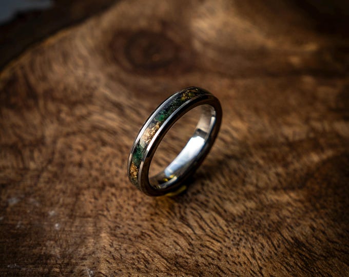 Green Moss Agate Engagement Ring | Unique Nature-Inspired Jewelry | Green Moss Agate Ring, Moss Agate Ring